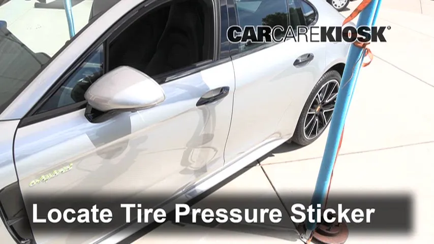 2018 Porsche Panamera 4 E-Hybrid 2.9L V6 Turbo Pneus et roues Vérifier la pression des pneus